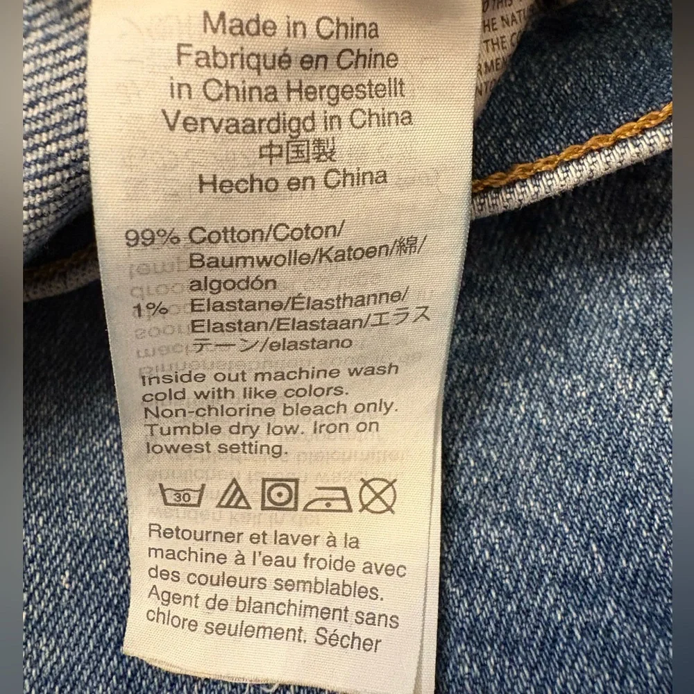 NWOT Madewell Classic Straight Full-Length Jeans in Marfield Wash Women’s 30 - Picture 11 of 13
